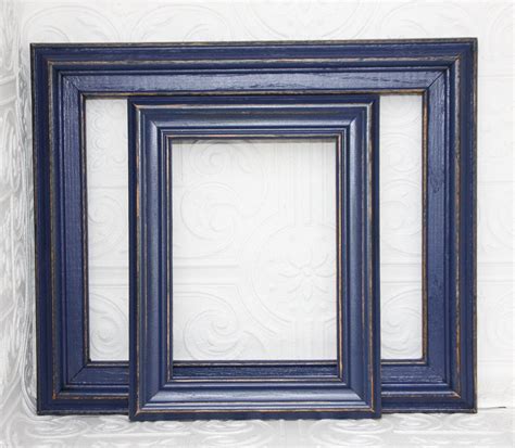 8x10 blue picture frame|More.